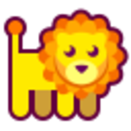 Lion — cartoon emoji for Slack & Discord (Discord)