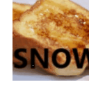 Frenchtoastalert Snow — food emoji for Slack & Discord