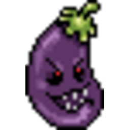 Evil Eggplant — cartoon emoji for Slack & Discord (Discord)