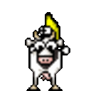 Bananadance Cow — cartoon emoji for Slack & Discord