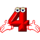 Number4 Hands Thumbs Up — number emoji for Slack & Discord