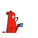 Bear Coffee — cartoon emoji for Slack & Discord