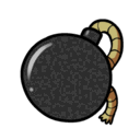 Bomb — cartoon emoji for Slack & Discord