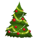 Moving Christmas Tree — cartoon emoji for Slack & Discord