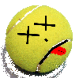 Dead Tennisball — yellow emoji for Slack & Discord (Discord)