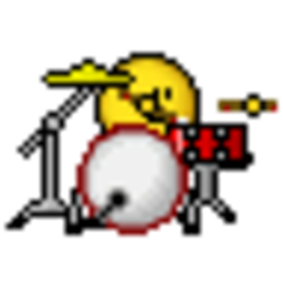 Rimshot Drums — music emoji for Slack & Discord (Discord)