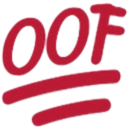 Oof 2 — text emoji for Slack & Discord (Discord)