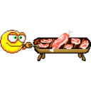 Grill Meat — cartoon emoji for Slack & Discord