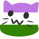Meow Genderqueer — cat emoji for Slack & Discord