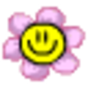Smiley Flower Pink — cute emoji for Slack & Discord