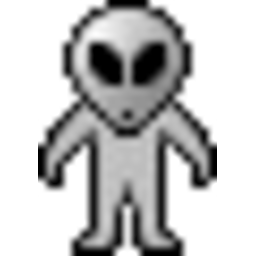 Gray Alien — cartoon emoji for Slack & Discord (Discord)