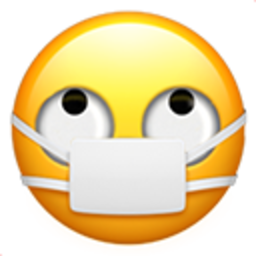 Rolling Eyes With Mask — emoji emoji for Slack & Discord (Discord)