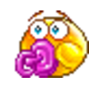 Pacifier 2 — cartoon emoji for Slack & Discord