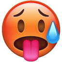 Overheated — emoji emoji for Slack & Discord