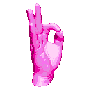 Ok Hand Pink — pink emoji for Slack & Discord