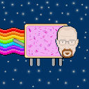Nyan Walterwhite — cartoon emoji for Slack & Discord