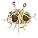 Flyingspaghettimonster — cartoon emoji for Slack & Discord