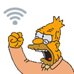 Old Man Yells At Wifi — cartoon emoji for Slack & Discord (Discord)