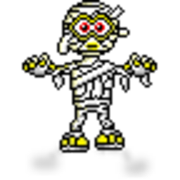 Mummy 2 — cartoon emoji for Slack & Discord (Discord)