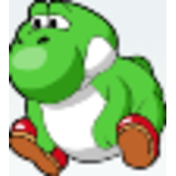 Fat Yoshi Emoji — cartoon emoji for Slack & Discord (Discord)