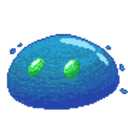 Blue Slim — cartoon emoji for Slack & Discord