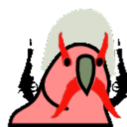 Yosemite Sam Parrot — parrot emoji for Slack & Discord (Discord)