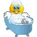 Bath Time — cartoon emoji for Slack & Discord
