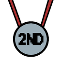 Second Place Medal — symbol emoji for Slack & Discord