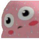 Kirby Sweat — cartoon emoji for Slack & Discord