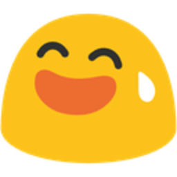 Blob Smile Sweat2 — cute emoji for Slack & Discord (Discord)