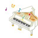 Grand Piano 3 — cartoon emoji for Slack & Discord