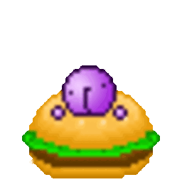 Burger Bounce — cartoon emoji for Slack & Discord (Discord)