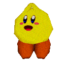 Kirby Yellow 2 — cute emoji for Slack & Discord