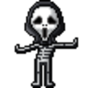 Skeleton Dance — cartoon emoji for Slack & Discord
