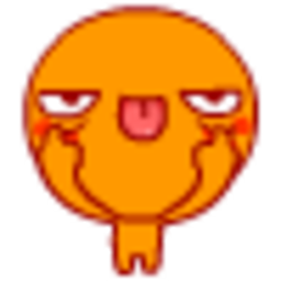 Orange Goofy — cartoon emoji for Slack & Discord (Discord)