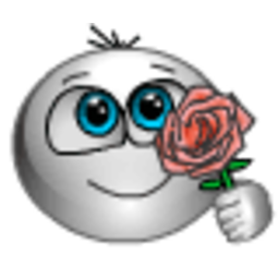 Smell Rose — cartoon emoji for Slack & Discord (Discord)