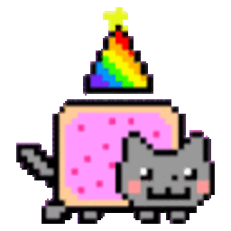 Nyancat Birthday — cat emoji for Slack & Discord (Discord)