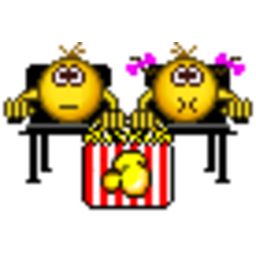 Eating Popcorn 2 — cartoon emoji for Slack & Discord (Discord)