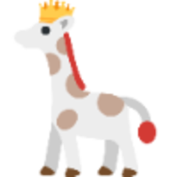 Giraffe Crown — giraffe emoji for Slack & Discord (Discord)