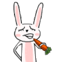 Rabbit Carrot — cartoon emoji for Slack & Discord