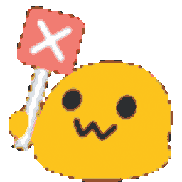 Blob Sign No — cute emoji for Slack & Discord (Discord)