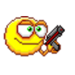 Shooting — cartoon emoji for Slack & Discord (Discord)