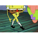 Spongebob Leg — cartoon emoji for Slack & Discord