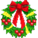 Christmas Wreath — christmas emoji for Slack & Discord