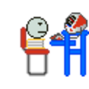 Computer Desk — cartoon emoji for Slack & Discord
