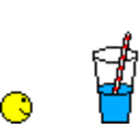 Tall Water Glass — yellow emoji for Slack & Discord
