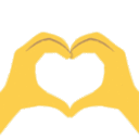 Heart Hands 2 — love emoji for Slack & Discord
