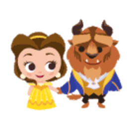 Beautyandthebeast — cartoon emoji for Slack & Discord (Discord)