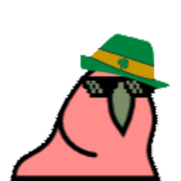 Lepreparty Parrot — cartoon emoji for Slack & Discord (Discord)