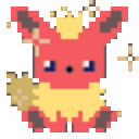 Flareon Pixel — cartoon emoji for Slack & Discord